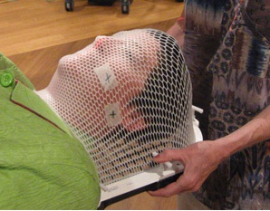 Man in the Plastic mask - not me, file pic from web site